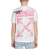 Off-White Print Crew Neck Short Sleeve T Shirt Men White OMAA022R191010150228