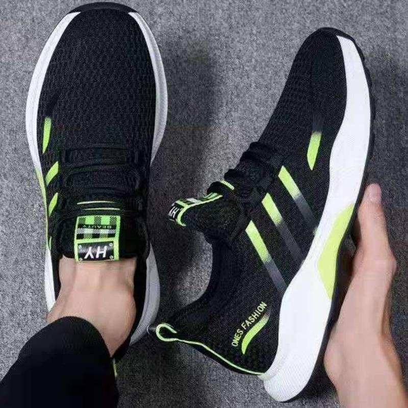 Breathable Woven Mesh Shoes Men's Sports Shoes Casual Shoes Comfortable Running Men's Shoes