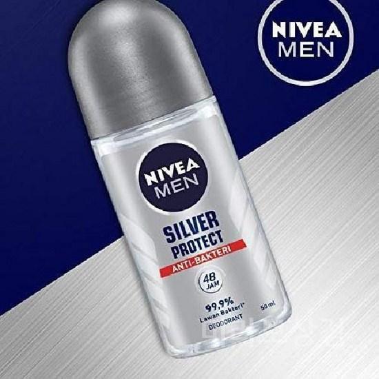Nivea Men Herren Deo Roll-on Silver Protect 50ml 3Stk