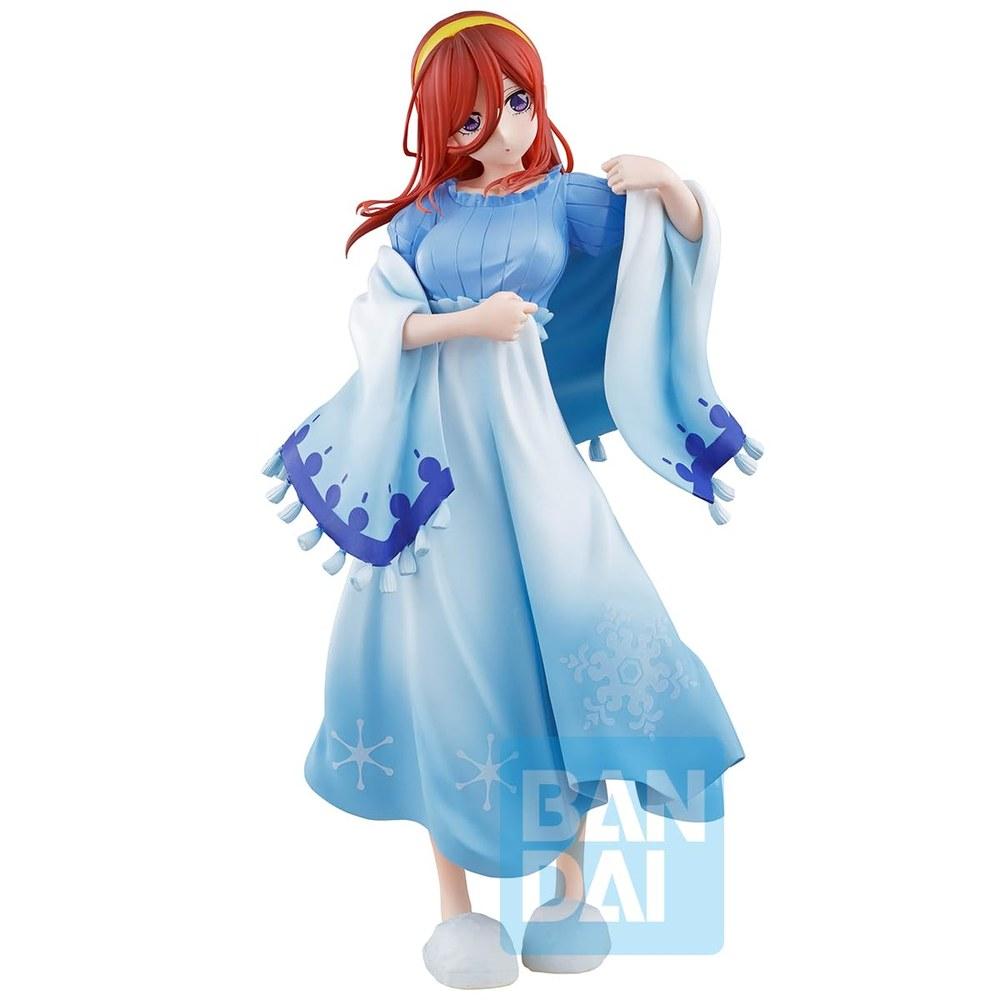 Bandai Ichiban Kuji The Quintessential Quintuplets Time Only for Two C Prize Nakano Miku Snow Roomwear Figure