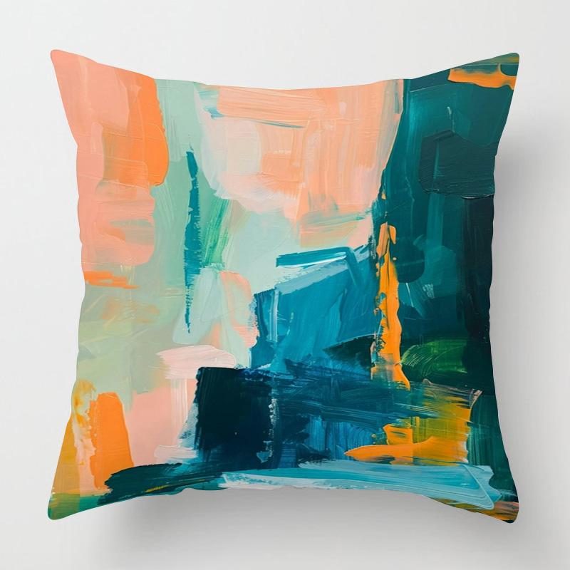 Nordycki Styl Abstrakcyjna Sztuka Figura Poszewka na Poduszkę 40x 40cm Salon Sofa Dekoracyjna Poszewka na Poduszkę Pokój Dekoracyjna Estetyka