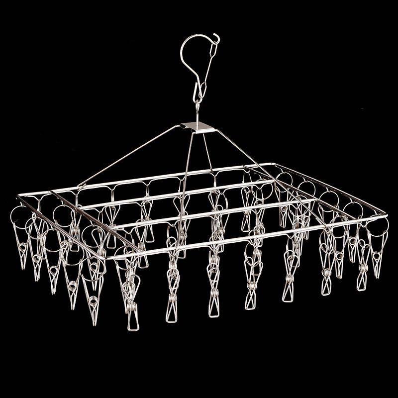 Steel Windproof Clips Clothespin Laundry Hanger Best Clothesline Sock Towel Bra Drying Rack Clothes Peg Hook Airer Dryer