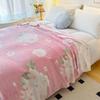 Flannel Fleece Blanket Thick Warm Throw Couch Bed All Season Gift
