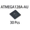 1/5/10/30/50/100Pcs Surface Mount ATMEGA128A-AU TQFP-64 Package 8 Bit AVR Microcontroller Integrated Circuit Chip