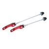 1 Pair Quick Release Bicycle Skewer Bike Wheel Hub Front and Rear Skewers Cycling ToolsRed