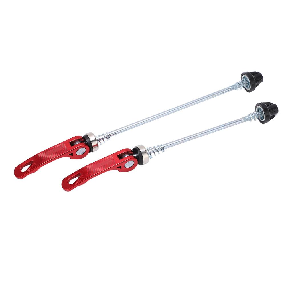 1 Pair Quick Release Bicycle Skewer Bike Wheel Hub Front and Rear Skewers Cycling ToolsRed
