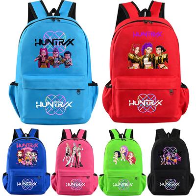 Mochila Estampada de Cazadores de Demonios K-Pop para Adolescente Estudiante Niña Niño Mochila Escolar para Libros Mujeres Gran Capacidad Impermeable Bolsa de Viaje Regalo Infantil Rucksack