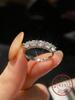 925 Silver Simplicity Classic Shiny Five Star Zircon Ring For Women Engagement Wedding Luxury High Quality Fine Jewelry