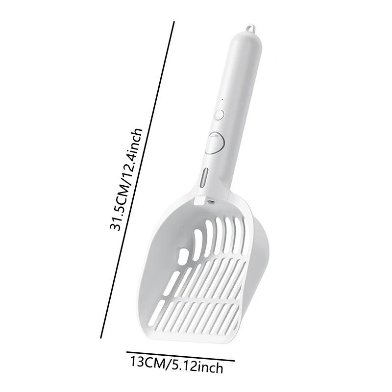 

Лопата-спрей для кошачьего туалета, пыленепроницаемая и дезодорирующая, лопата для туалета, лопата для кошачьего туалета, большого размера, чистящие средства для домашних животных белый