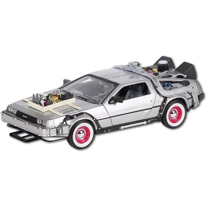 Maquette - Delorean - Retour Vers Le Futur 3 - Échelle 1/24 - Couleur Gris - Pour Enfants à Partir de 8 Ans