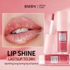 1PC Monochrome Shine Lip Gloss Lipstick - Shine Pink Gel Formula, Shine Lip Glaze, Contains Glitter, Instantly Create Glamorous Makeup