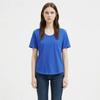 [Shop  ] DomeSTic Women S U Neck cheST PockeT ShorT Sleeve T ShirT Dai wSh 21147 Black