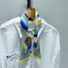 Bag Scarf Women Twill Silk Scarf Skinny Scarves Ladies Gem Belt  Design Wrist Towel Foulard  Neckerchief Headband