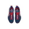 Li Ning YuShuai 13 Fabric Cushioning Slip Resistant Abrasion Resistant High Top Basketball Shoes Men's Blue Red ABAP065-12