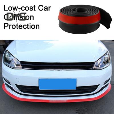 Alerón delantero del labio del coche Material EPDM flexible universal Instalación fácil Aspecto agresivo del coche deportivo