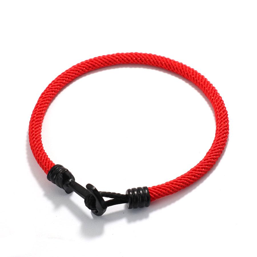 Noter Stylish Men Anchor Bracelet 8 Colors Available Grade A 4mm Milan String Charm Braslet Hiphop Rock Wrist Accessories Joias