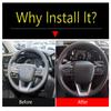 For Lexus LBX 2024 2025 2026 Car Steering Wheel Decoration Cover Trim ABS Carbon Fiber Interior Accessories Interior Refit Kit