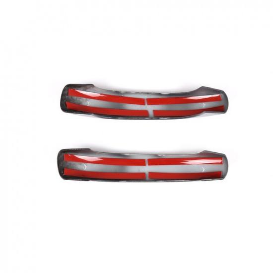 ABS Carbon Door Grab Handle Cover Accessories Trim For Mercedes-Benz Smart 09-15