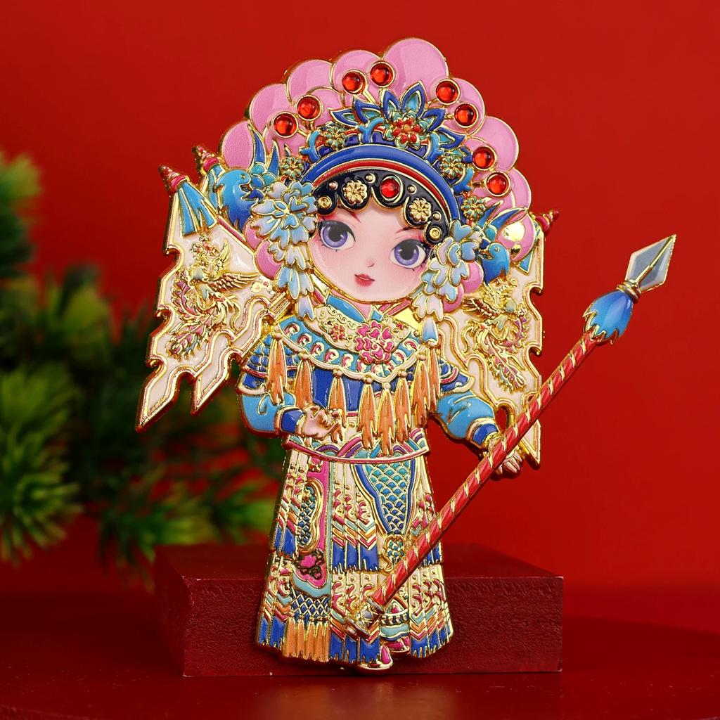Beijing Opera Character Refrigerator Sticks, Opera Noble Consort Decoration Magnetic Sticks, Beijing Cultural and Creative Industry