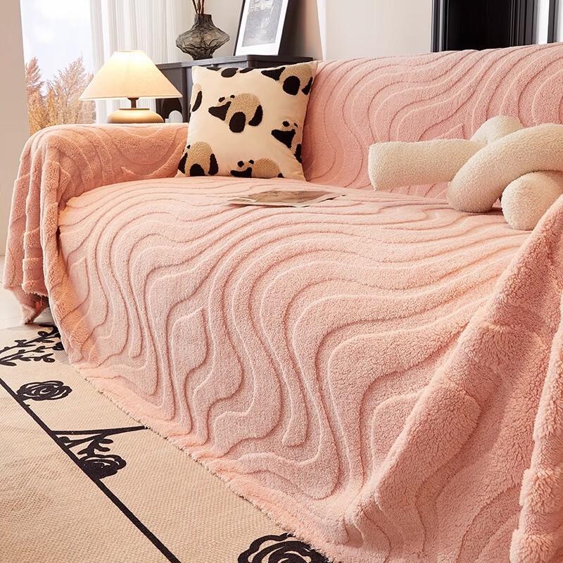 

Плюшевый чехол-накидка на диван 180*340cm (Standard 3-Seater)