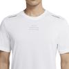 Nike T-shirt de sport Dry-Fit en tricot à manches courtes décontracté pour hommes Hauts Blanc DJ7816-100
