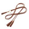 Handgemachte Taillenkette, eleganter Damengürtel für Frauen, gestrickter Taillenseil-Quastenring im ethnischen Stil, Kleiddekoration, Mädchengürtel