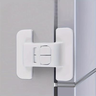 10PCS  Refrigerator Door Closer, Safety Buckle Automatic Lock, Punch-free Universal Refrigerator Door Not Closed Tightly Preventer