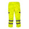 Yoko Mens Hi-Vis Cargo Trousers With Knee Pad Pockets