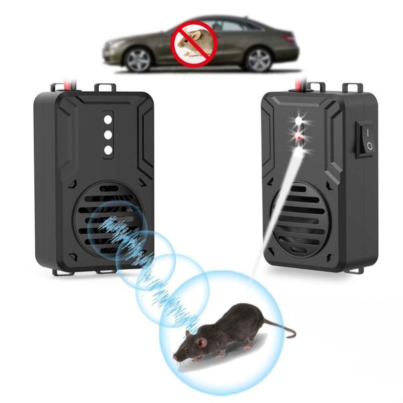 Ultrasonic Mice Repellents with LED Indicator Ultrasonic Mouse  Repellents for Engines Protects Against Rodents & Squirrels