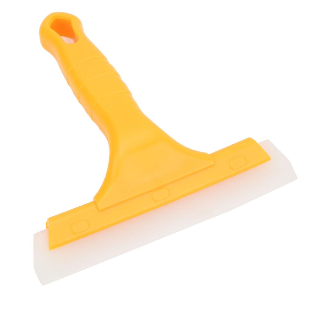Multipurpose Squeegee Yellow Scratch Free Silicone Soft Universal for Car Window Kitchen Bathroom