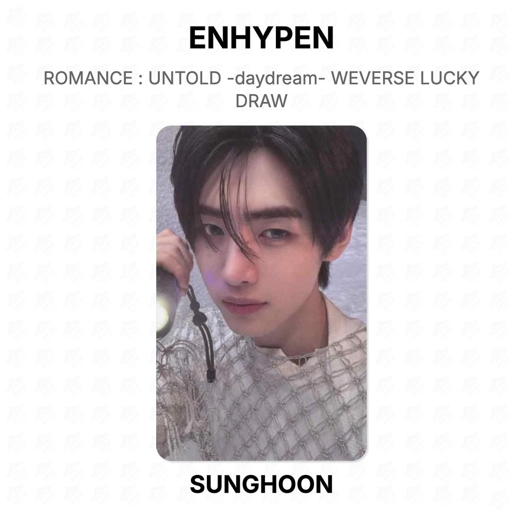 ENHYPEN ROMANCE : UNTOLD -daydream- WEVERSE LUCKY DRAW Official Photocard