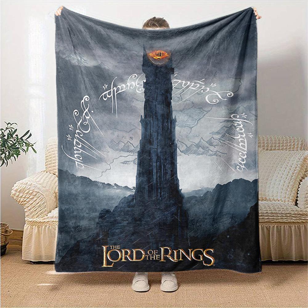 1 Stück Mordor Auge_von_Sauron Flanelldecke Weiche Warme Überwurfdecke für Zuhause, Büro, Reisen, Ganzjahres Gemütliche Bettwäsche GeschenkL1267
