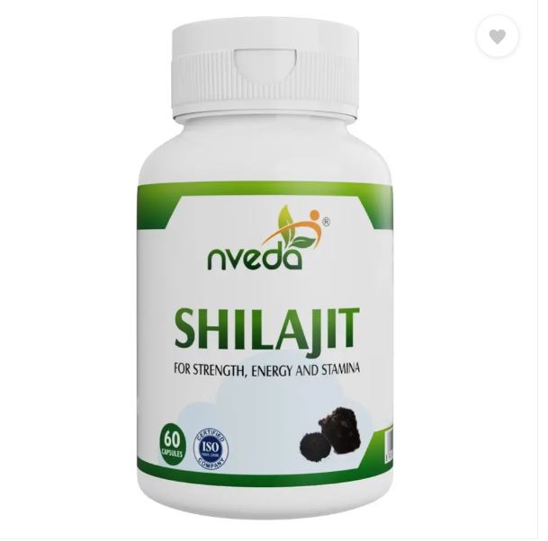

Nveda Shilajit 500 mg - Boosts Strength, Increases Stamina & Immunity (60 Capsules)