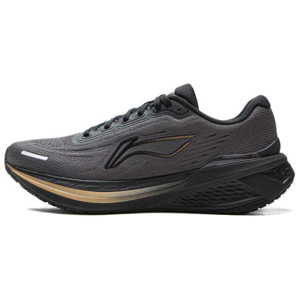 New LiNing MINEPAIR 3.0 V2 Shock Absorbers Slip Resistant Abrasion Resistant Breathable Low Top Running Shoes Men's Black ARSV111-3