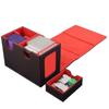 Collection Card Deck Box Flannel Game Card Organizer Fashion Window Collection Box  Children