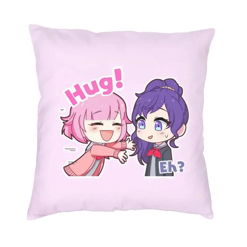 Manga Anime Otori Emu Chibi Pillow Case Bedroom Decoration Nordic Outdoor Cushions Square Pillowcase