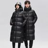 Unisex Black Gold Thick Winter Hooded Jacket - New Style