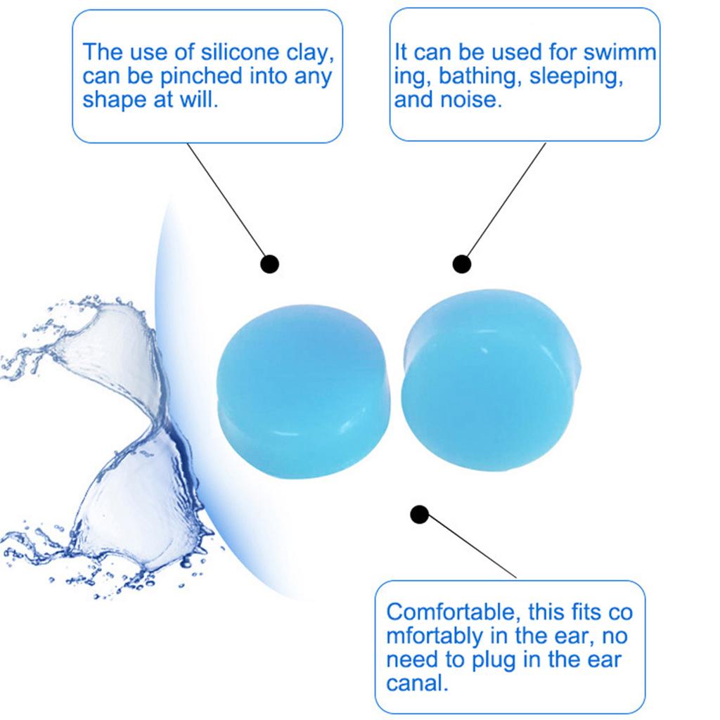 30 silicone earplugs can be reused as noise cancelling earplugs for sleeping snoring swimming learning and noise prevention