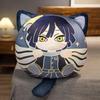 Demon Slayer Plush Pillow & Keychain Set: Tanjiro, Nezuko, Zenitsu, Shinobu, Inosuke