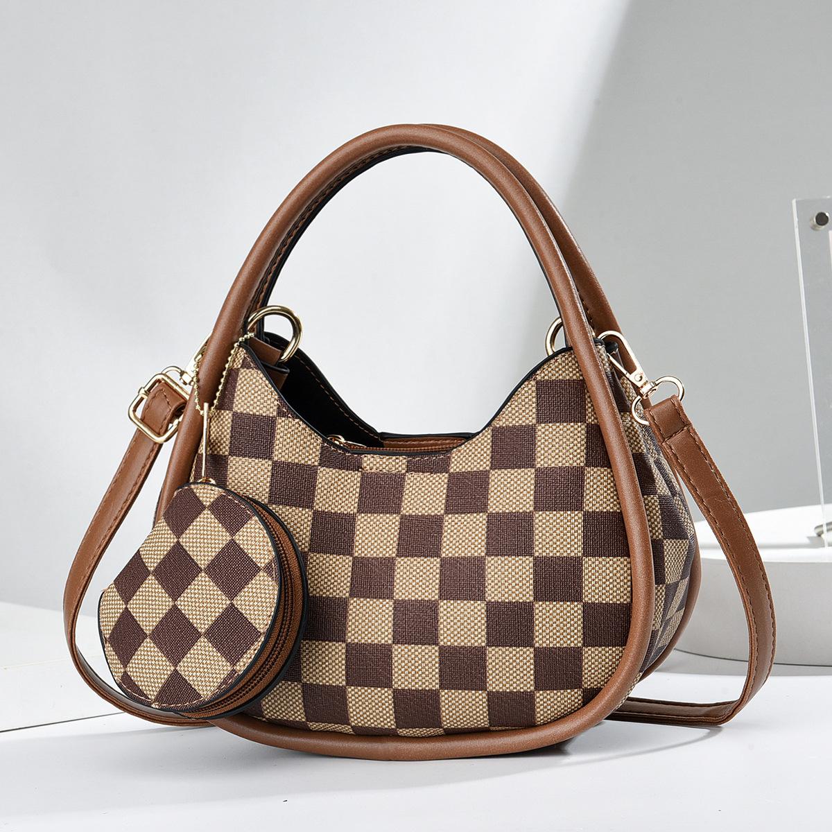 

New high-end small bag women s bag underarm bag texture shoulder handbag bags 23*10*16