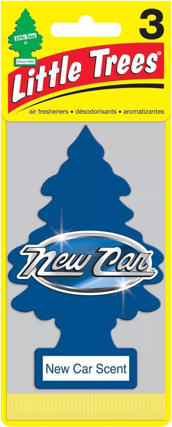Little Trees X-TRA STRENGTH Air Freshener New Car Scent(1P) U1P-10689 19 grams синий