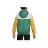 Nike Color Block Logo Sports Hooded Jacket Kids Jackets Green 850443-365