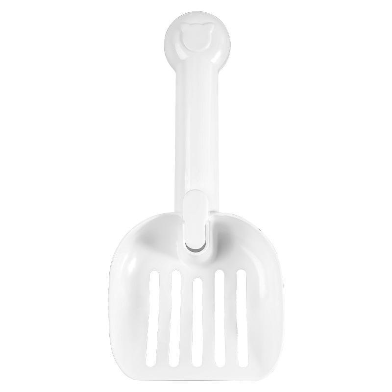 

Пластиковый совок для кошачьего туалета Инструмент для уборки домашних животных 22x9.5 cm белый