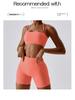 Candy Color Quick-Dry High-Waisted Nude Yoga Shorts - Hip-Lifting Running Fitness Leggings