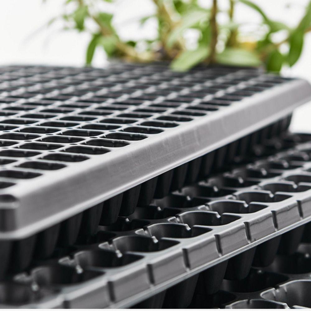 10 Stück Wiederverwendbare Pflanzenzuchtschalen Kunststoff Gärtnerei Topfschalen Sämlingsschalen Samenanzuchtschale Erde