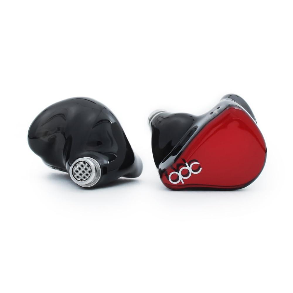 qdc SUPERIOR Vermilion Red [Earphones with 10mm single full-range dynamic driver] Coaxial dual magnetic circuit & dual cavity structure IEM2pin connec