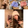Warm Acrylic Knit Hat For Women In Chic Winter Fashion Versatile Design