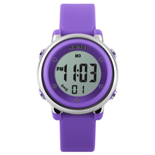 

GAWZ JAPAN Kids & Women s Round Digital Watch with Silicone Band, Perfect for Elementary School Students (Time Pre-Setting, Inspected in Japan), Wate