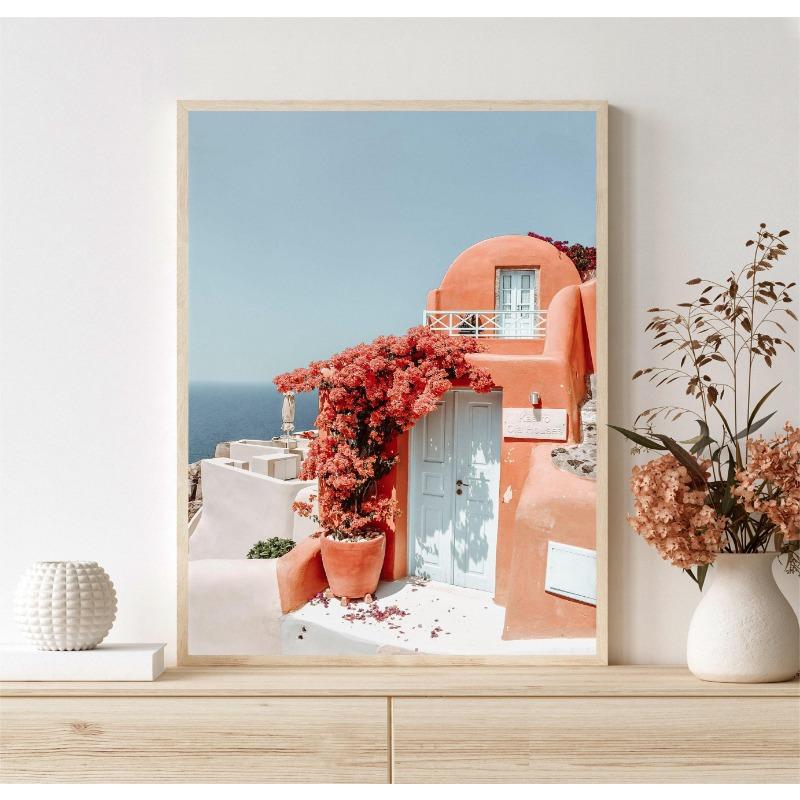 Classic Tourist City Italian Architecture Street Nordic Posters Prints Canvas Painting Wall Art Picture Living Room Home Decor