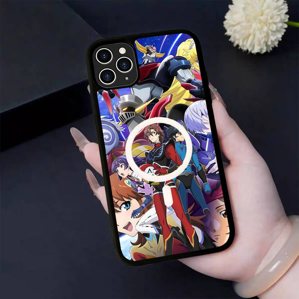 

UFO Robot G-Grendizeres Phone Case For IPhone 17 16 15 14 13 12 11 Pro Max For Magsafe Wireless Charger Cover iPhone 16 plus